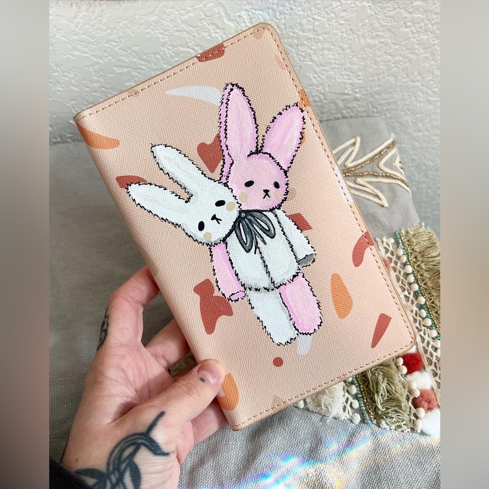 Hand Painted by me!! Kristina Lubinski Travel Wallet - Picture 8 of 8